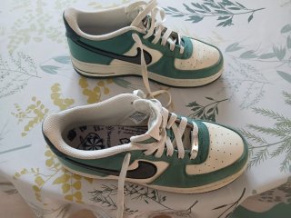 Nike Air Force 1 Verdes y Blancas