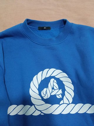 Sudadera Amarras Azul