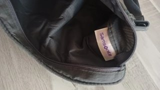 Riñonera de viaje plana Samsonite gris