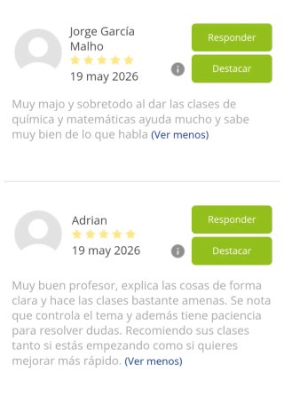 CLASES PARTICULARES || PRIMARIA, ESO Y BACHILLER