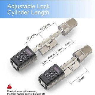 Cerradura electrónica para puerta con código.