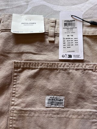 Pantalones cargo Jack & Jones beige