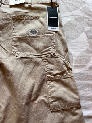 Pantalones cargo Jack & Jones beige