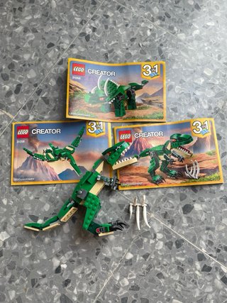 LEGO Creator 31058 Dinosaurios 3 en 1 – completo