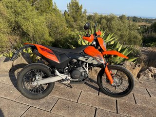 KTM 690 Enduro Naranja/Plata