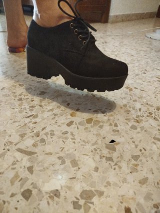 Zapatos Cool negros plataforma