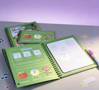 Pack 4 libros de pintura mágica con agua. Nuevos