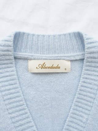 Cárdigan azul talla única