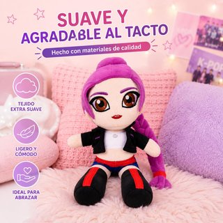 Peluche K-Pop Music Lila 20cm