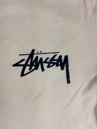 Camiseta Stussy Beige Talla M Estampado Dados