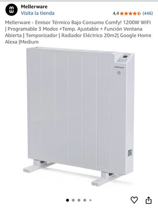 Emisor Térmico Mellerware Bajo Consumo