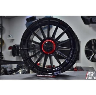 Juego de 4 Llantas 19 Aero Black Red Cap VW067