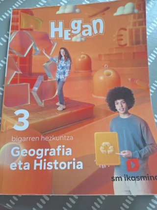 Geografia eta Historia. 3 bigarren hezkuntza. Hean