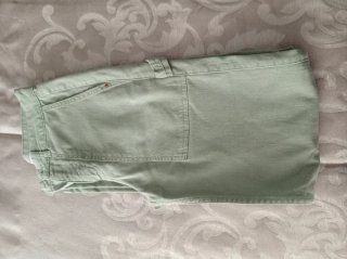 Pantalones anchos verdes Zara