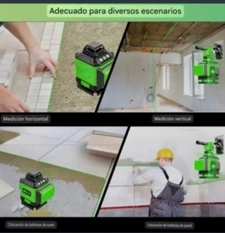 Nivel Láser 4D 16 Líneas Accesorios