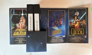 Star Wars La Trilogía VHS La amenaza fantasma 1y2