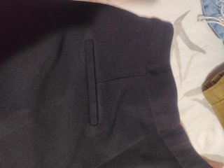 Pantalón corto negro volantes