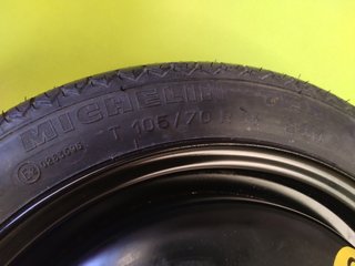 Rueda de repuesto galleta VW Seat 4x100, 105/70/14