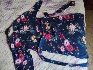 Vestido estampado floral