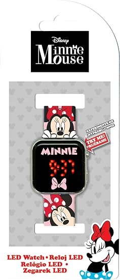 Reloj LED Infantil Minnie Mouse Digital