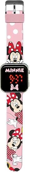 Reloj LED Infantil Minnie Mouse Digital