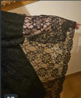 Mantilla Madrina/Manola Negra 220x100cm