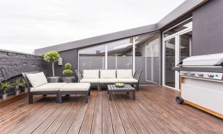 Terrazas de madera y pérgolas exterior