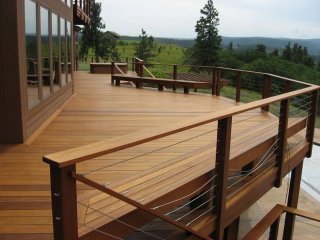 Terrazas de madera y pérgolas exterior