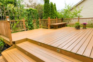 Terrazas de madera y pérgolas exterior