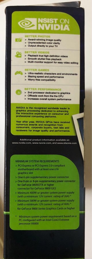 Tarjeta Gráfica GeForce GF9400 GT 1GB DDR2