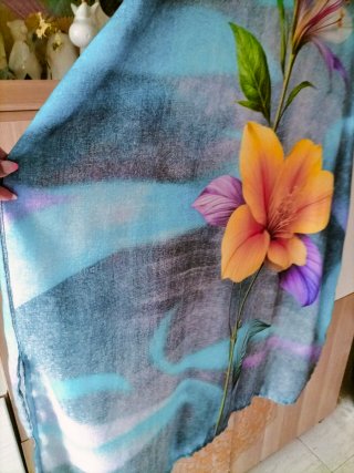 Vestido camisero/sobrecamisa floral