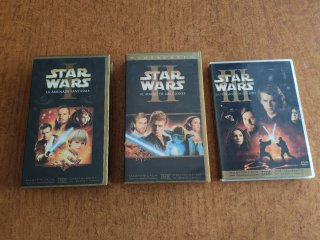 Lote Star Wars: Películas VHS y Cómics