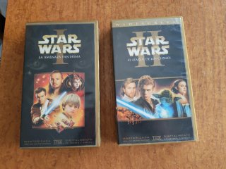 Lote Star Wars: Películas VHS y Cómics