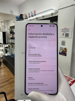 Xiaomi 14T 5G 256GB Plata Seminuevo perfecto
