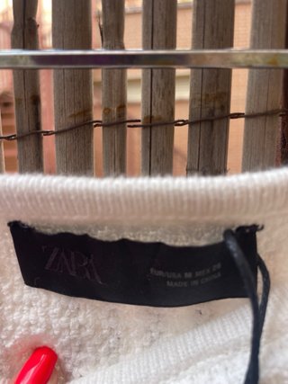 Falda Zara Blanca Talla M