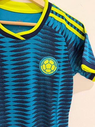 Camiseta Colombia Azul Mujer Talla S