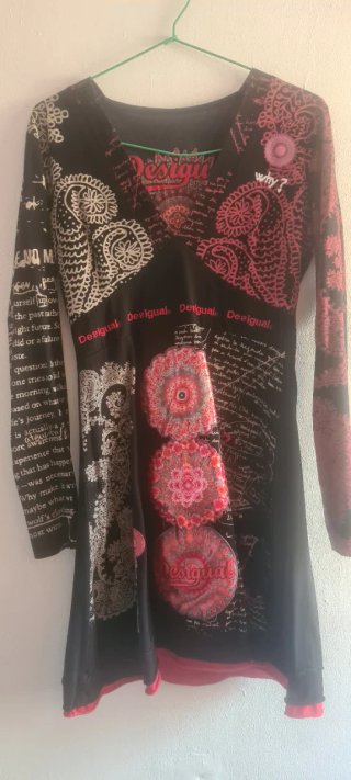 Vestido estampado animal print