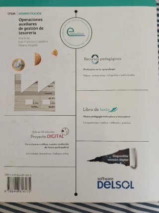 Operaciones auxiliares de gestión de tesorería