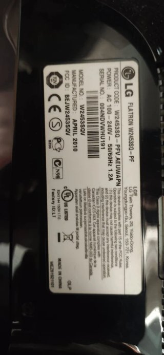 Monitor LG Flatron Negro