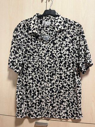 Camisa Zara manga corta estampado geométrico
