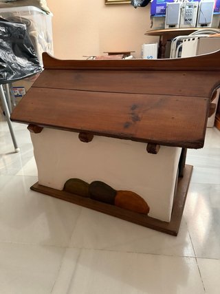 Casa de madera para perro