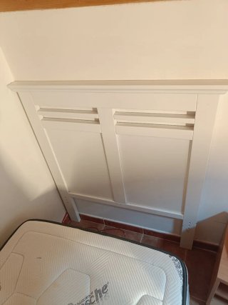 Cabecero de cama Ikea blanco