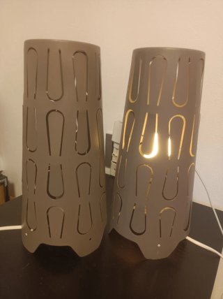 Lámparas de noche Ikea (2 unidades)