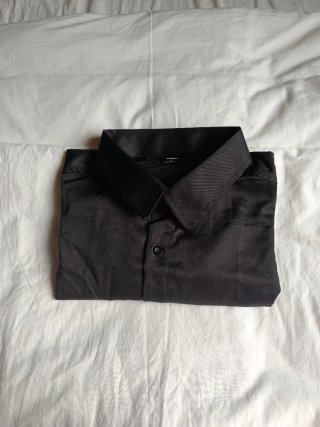 Camisa Negra Hombre Talla S