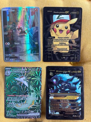Lote 16 Cartas Pokémon - Fan Art