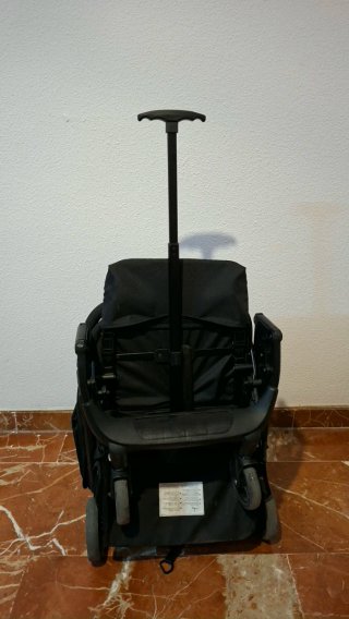 Silla Paseo Asalvo Baby Negra Ligera Plegable