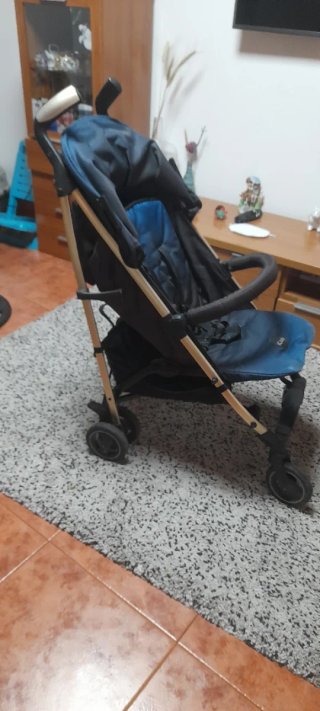 Carrito de bebé iCoo azul
