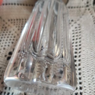 Frasco Antiguo Cristal y Alpaca