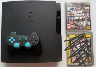Consola PS3 + 1 Juegos GTA + Mando