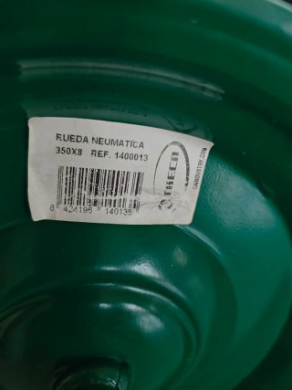 Ruota per carrello 3.50-8